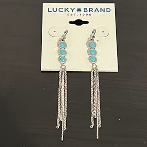 Lucky Brand tassel Dangle earrings
